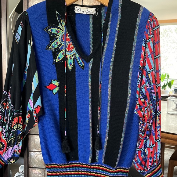 Vintage sweater blouse - Picture 6 of 7